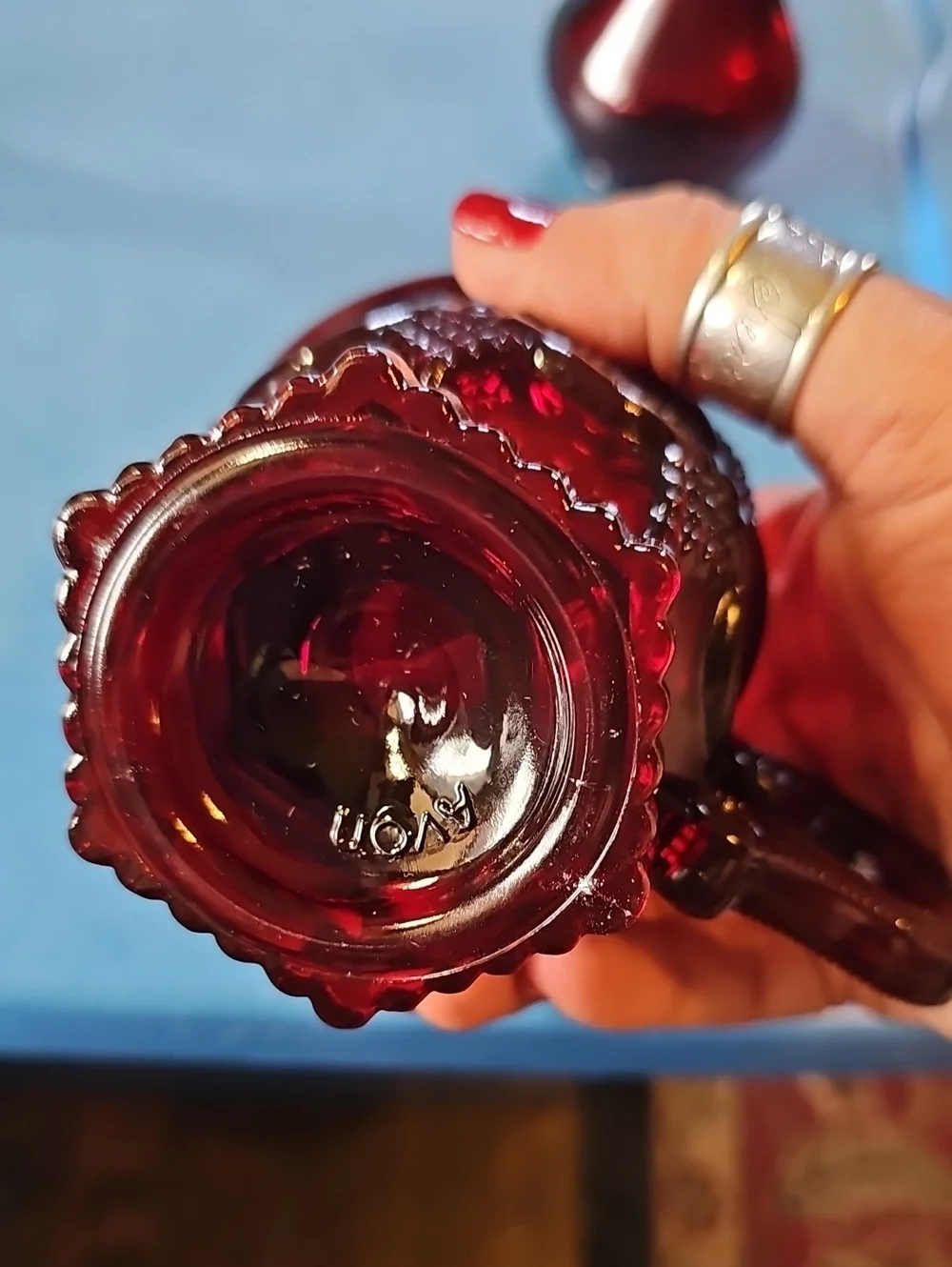Avon Cape Cod Collection, Creamer, Cruet And A Decanter